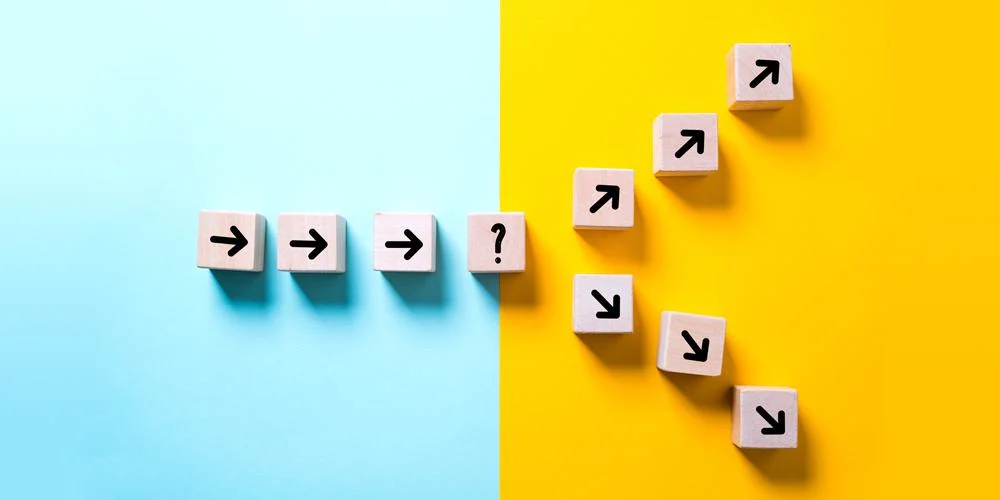 arrows diverging
